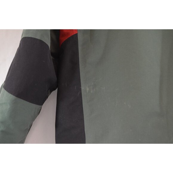 The North Face Mens Jacket Size Large Retro Outdoors Green Black Detachable Hood - Picture 15 of 16